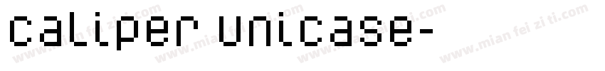 Caliper Unicase字体转换